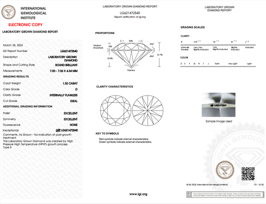 1.32 CARAT Round