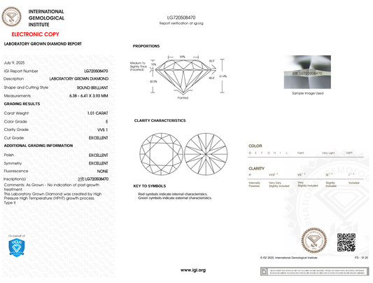 1.01 CARAT Round