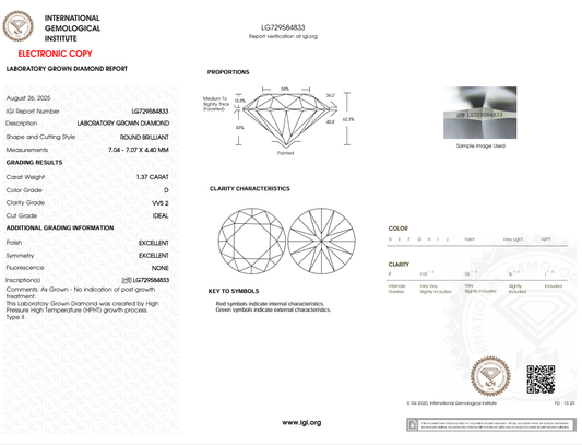 1.37 CARAT Round