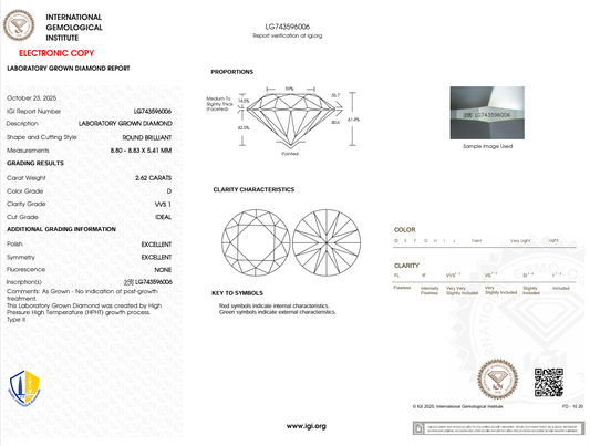 2.62 CARAT Round