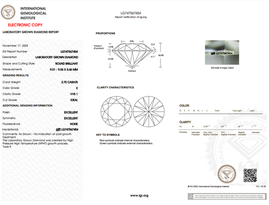 2.70 CARAT Round
