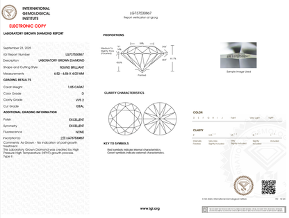 1.05 CARAT Round