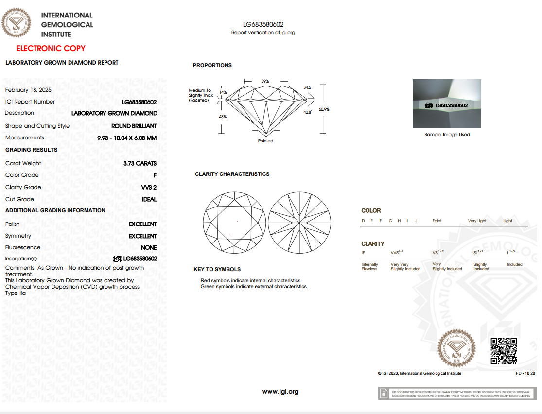 3.73 CARAT Round