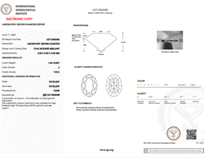 1.54 CARAT Oval