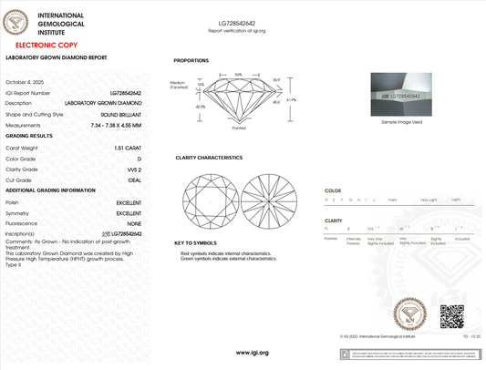 1.51 CARAT Round