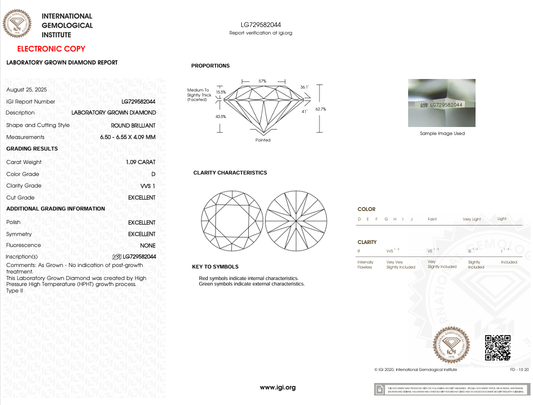 1.09 CARAT Round