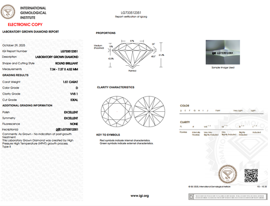 1.51 CARAT Round