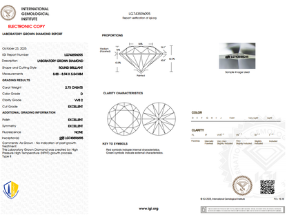 2.73 CARAT Round
