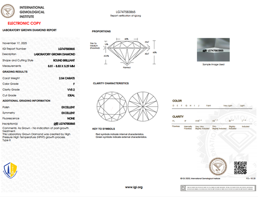 2.54 CARAT Round